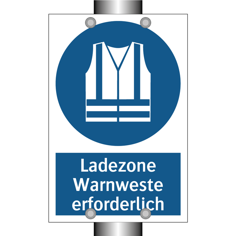 Ladezone Warnweste erforderlich