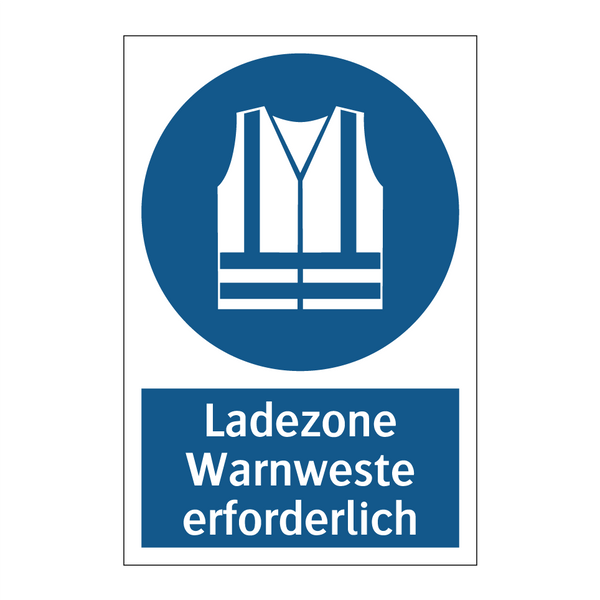 Ladezone Warnweste erforderlich