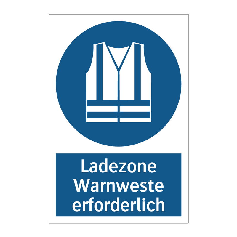 Ladezone Warnweste erforderlich