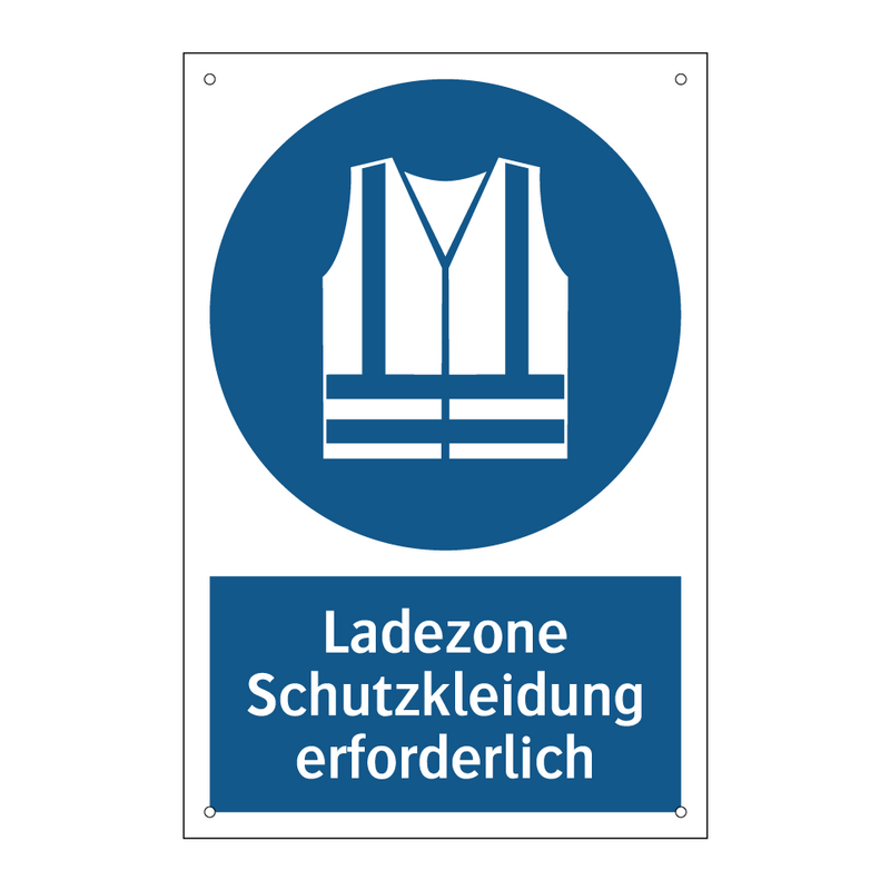 Ladezone Schutzkleidung erforderlich
