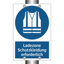 Ladezone Schutzkleidung erforderlich