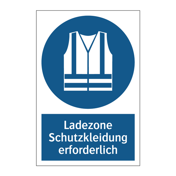 Ladezone Schutzkleidung erforderlich