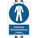 Ladezone Schutzkleidung tragen