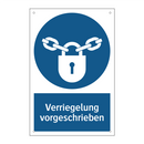 Verriegelung vorgeschrieben