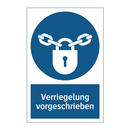 Verriegelung vorgeschrieben