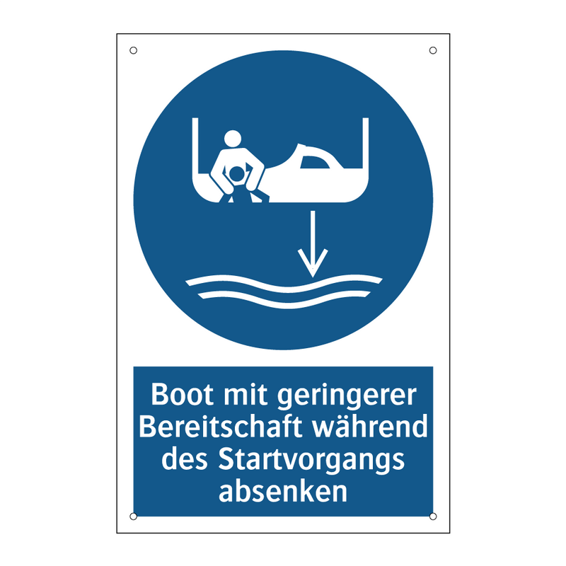 Boot mit geringerer Bereitschaft während des Startvorgangs absenken