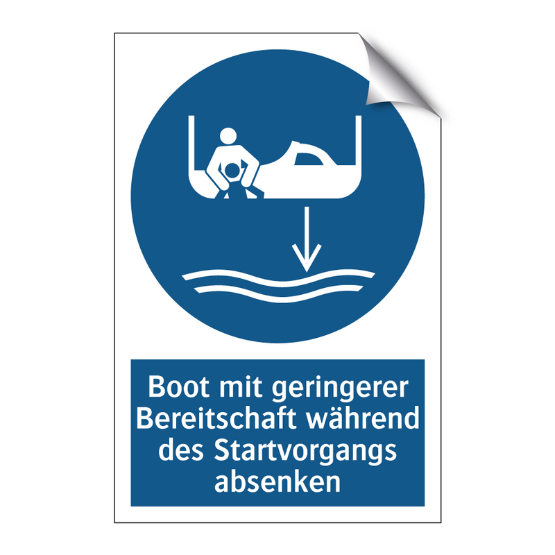 Boot mit geringerer Bereitschaft während des Startvorgangs absenken