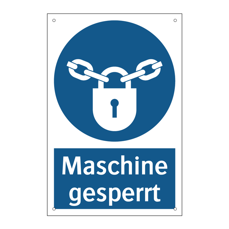 Maschine gesperrt