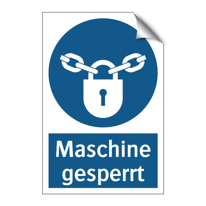 Maschine gesperrt