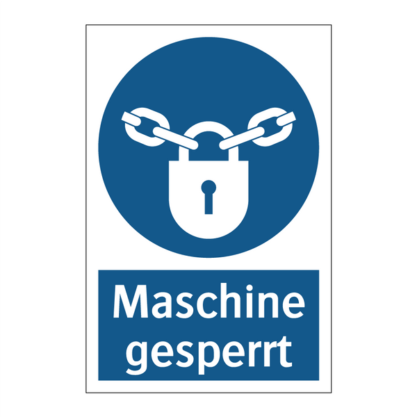 Maschine gesperrt