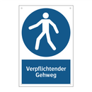 Verpflichtender Gehweg