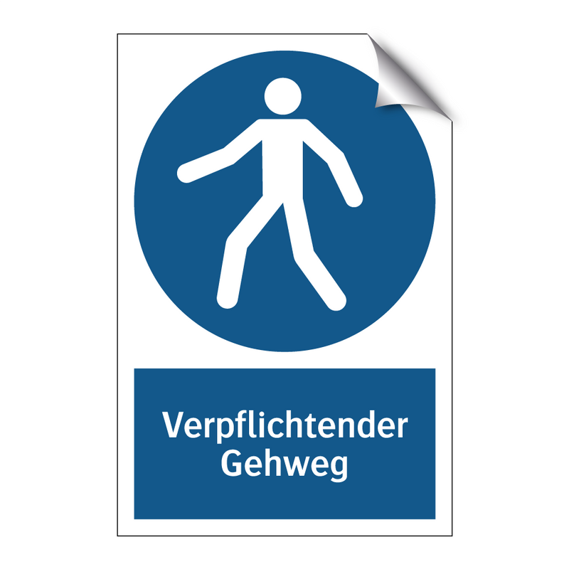 Verpflichtender Gehweg