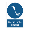 Metallsuche erlaubt