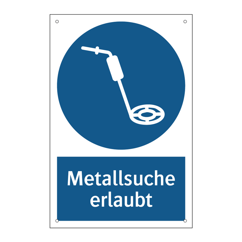 Metallsuche erlaubt