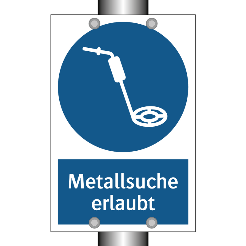 Metallsuche erlaubt
