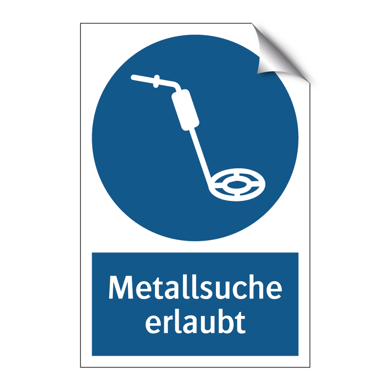 Metallsuche erlaubt
