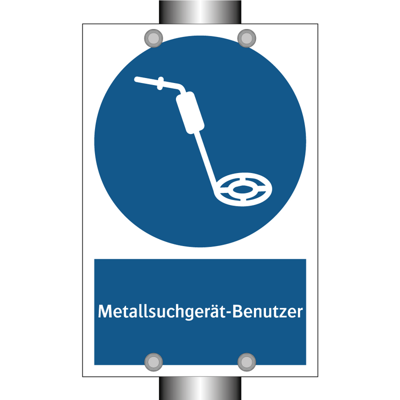 Metallsuchgerät-Benutzer