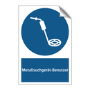 Metallsuchgerät-Benutzer