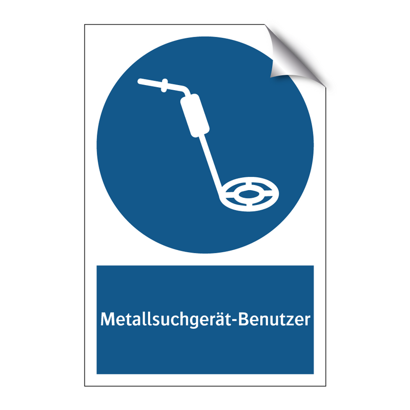 Metallsuchgerät-Benutzer