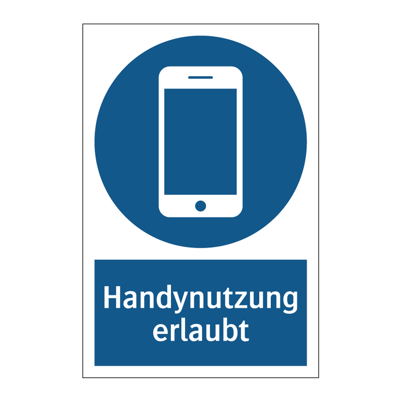 Handynutzung erlaubt
