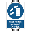 Muss korrekt gestapelt werden