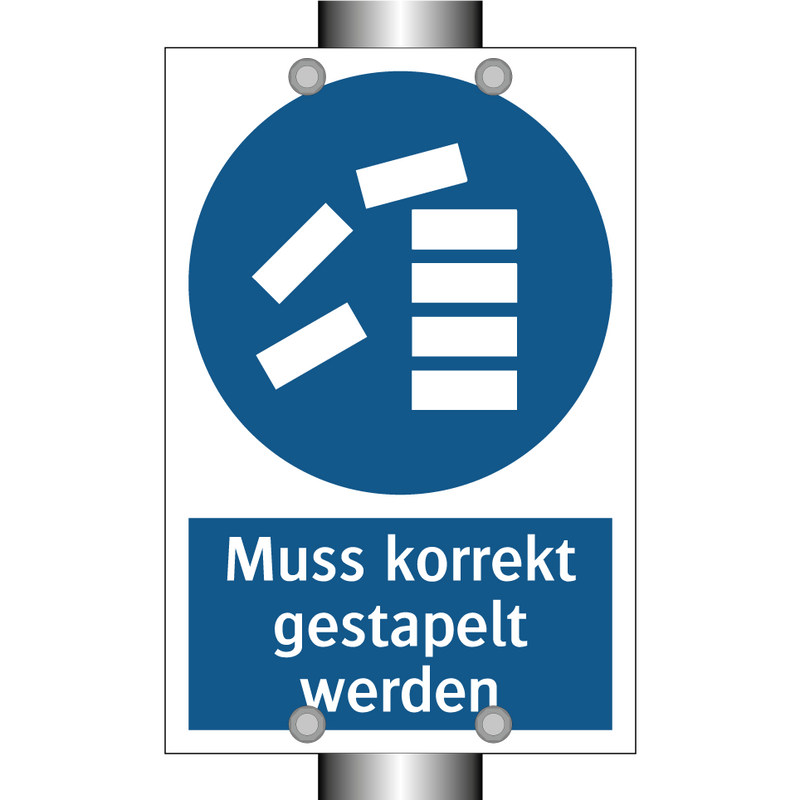 Muss korrekt gestapelt werden