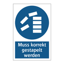 Muss korrekt gestapelt werden