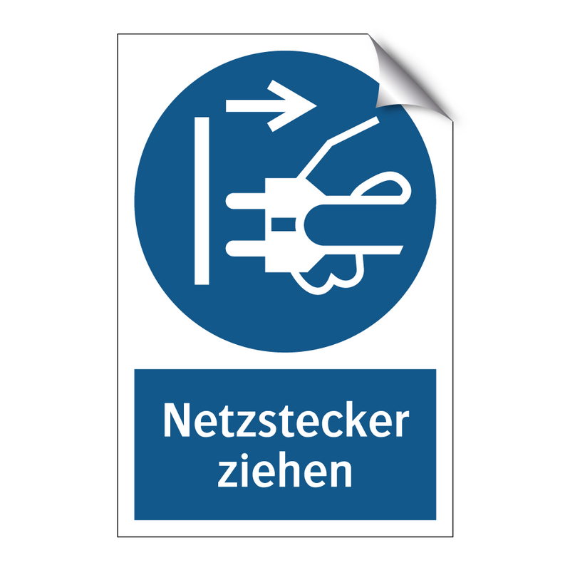 Netzstecker ziehen