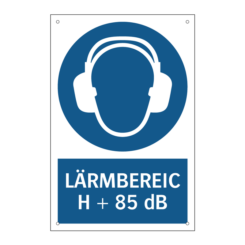 LÄRMBEREICH + 85 dB