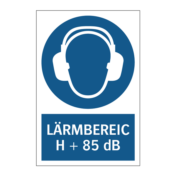 LÄRMBEREICH + 85 dB