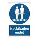 Nacktbaden endet