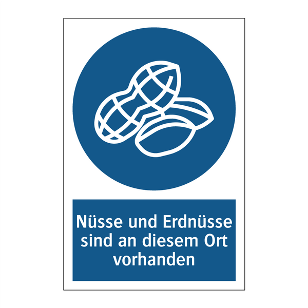 Nüsse und Erdnüsse sind an diesem Ort vorhanden