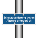 Schutzausrüstung gegen Absturz erforderlich