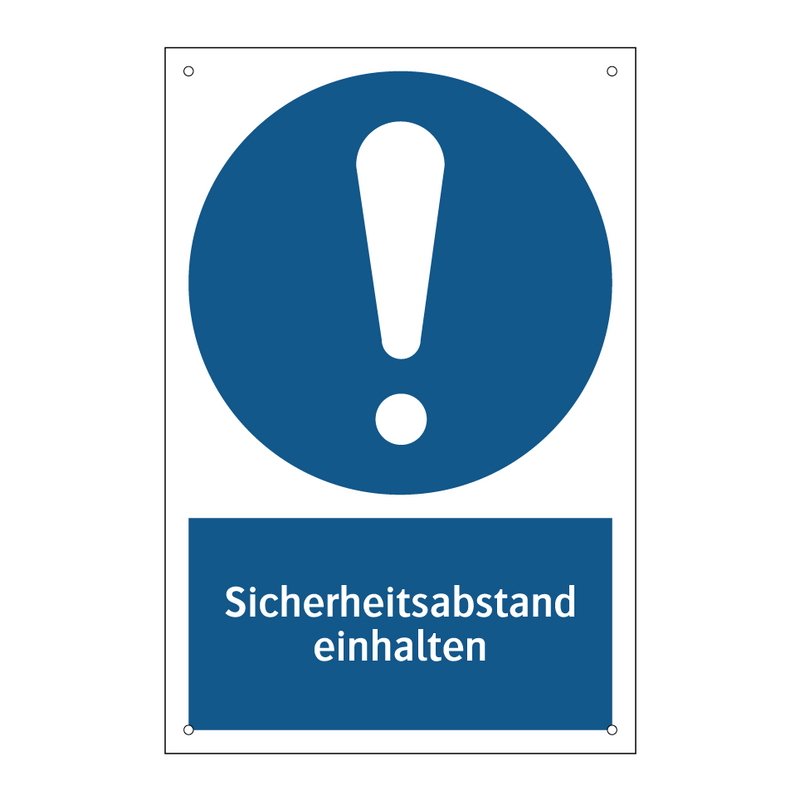 Sicherheitsabstand einhalten