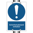 Sicherheitsabstand einhalten