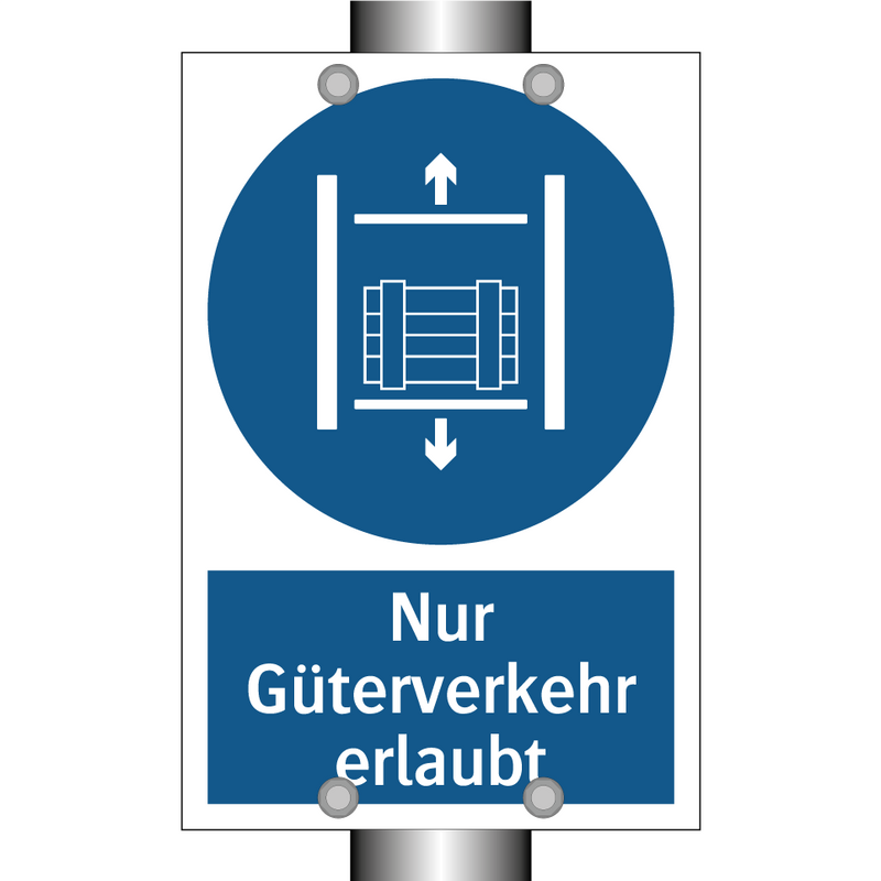 Nur Güterverkehr erlaubt