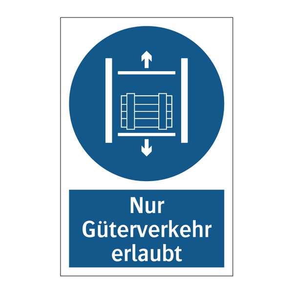 Nur Güterverkehr erlaubt