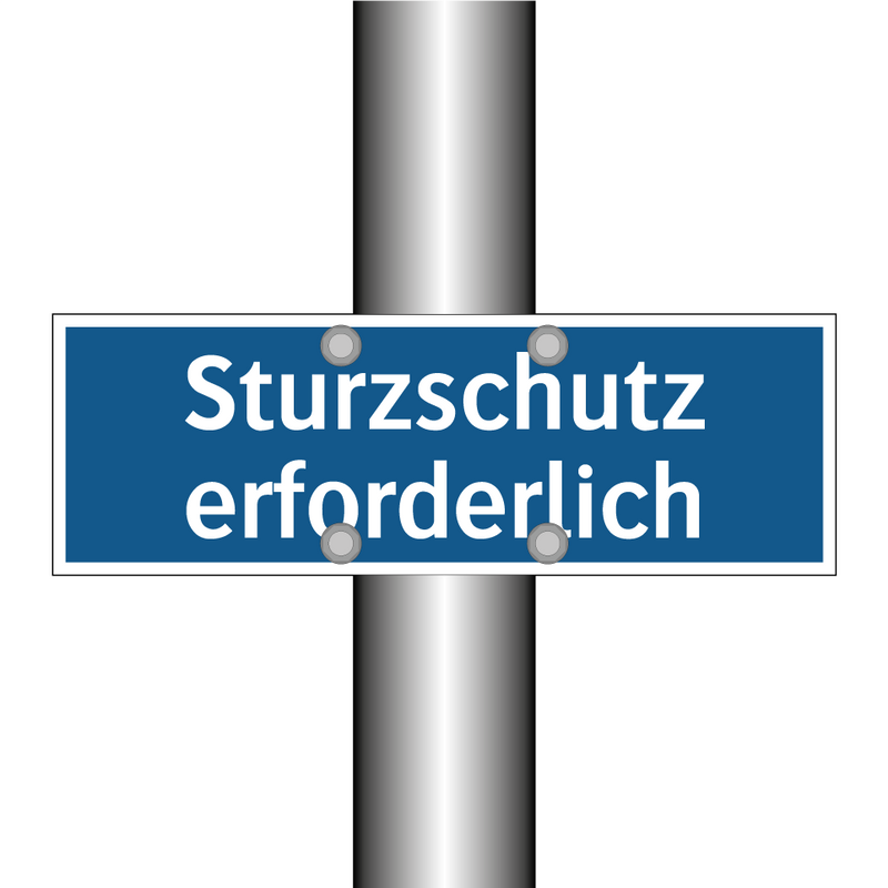 Sturzschutz erforderlich
