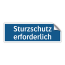 Sturzschutz erforderlich