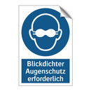 Blickdichter Augenschutz erforderlich