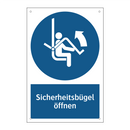 Sicherheitsbügel öffnen