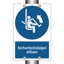 Sicherheitsbügel öffnen