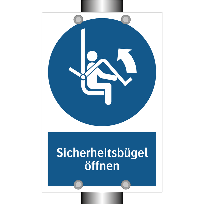 Sicherheitsbügel öffnen