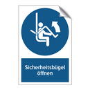 Sicherheitsbügel öffnen