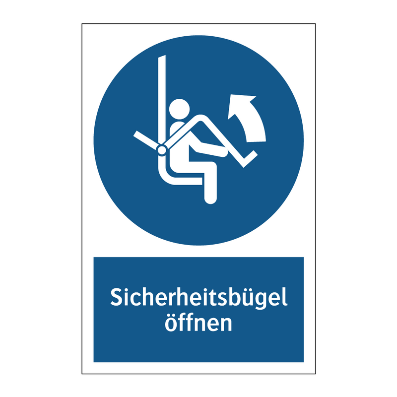 Sicherheitsbügel öffnen