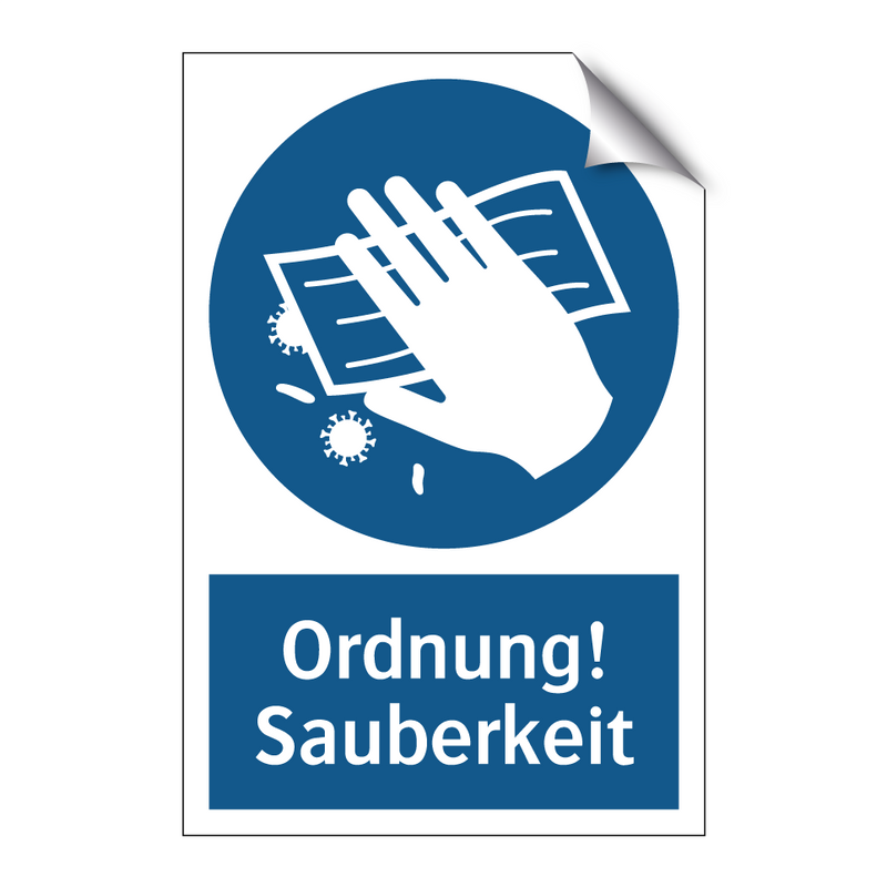 Ordnung! Sauberkeit