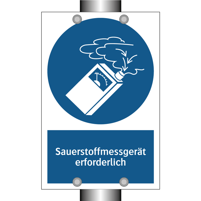 Sauerstoffmessgerät erforderlich