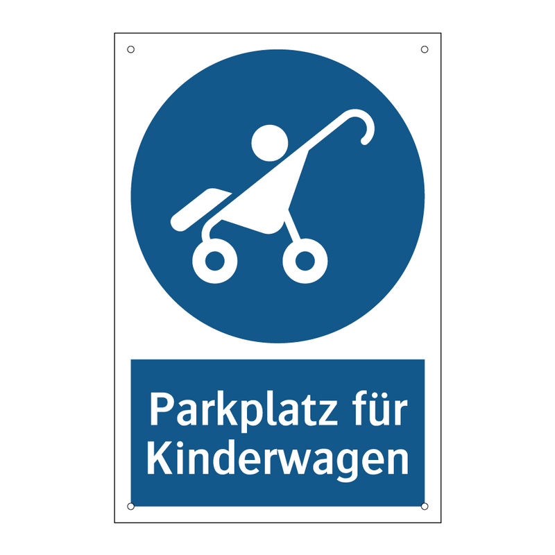 Parkplatz für Kinderwagen