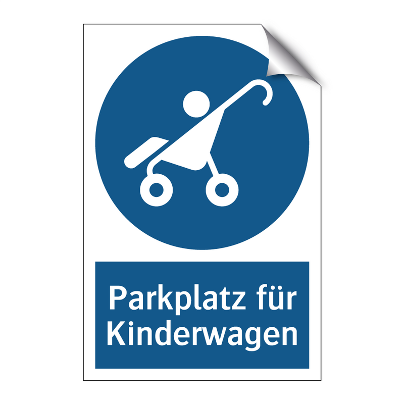 Parkplatz für Kinderwagen