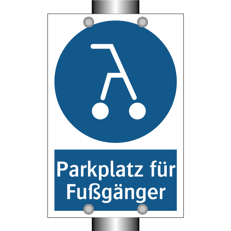Parkplatz für Fußgänger